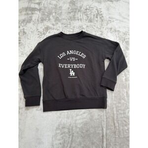Boys Sweatshirt Size Large Black Los Angeles vs Everybody by Gitana Fightwear